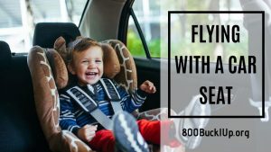 flying with a car seat