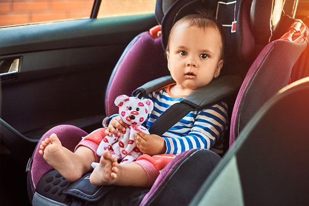 can a car seat ride in a single cab truck