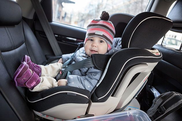 can a car seat be in a single cab truck