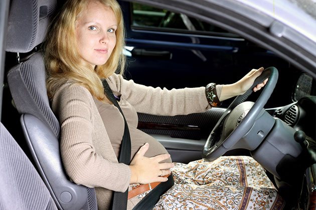 can i drive while pregnant