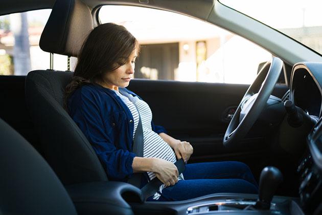 driving alone while pregnant