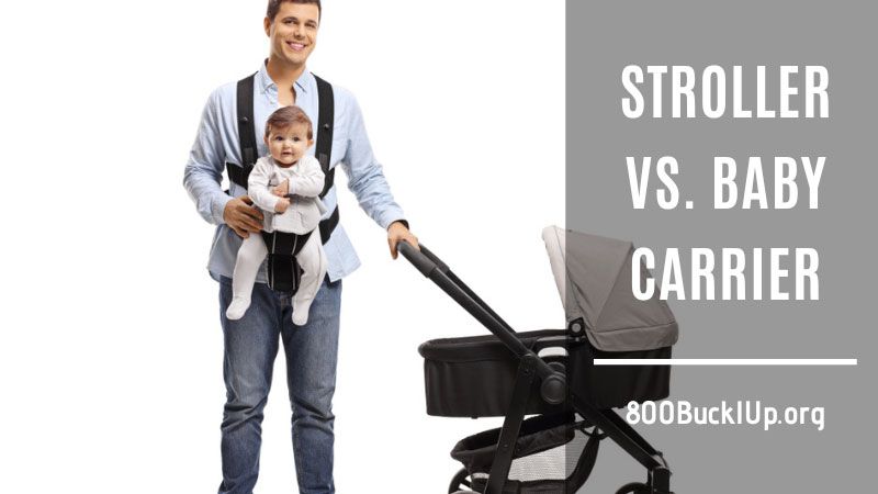 stroller vs baby carrier