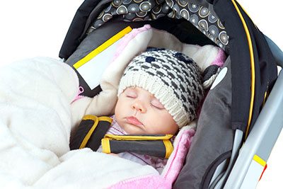 what should baby wear in car seat in winter