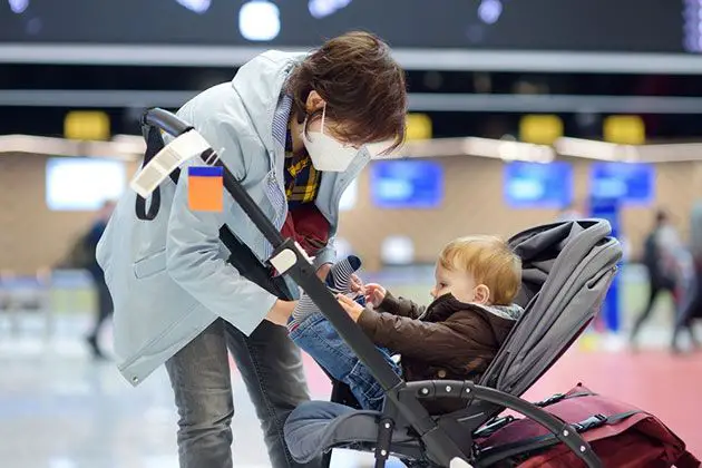 how does it work flying with a baby