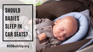 should babies sleep in car seats
