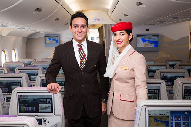 can babies fly first class emirates