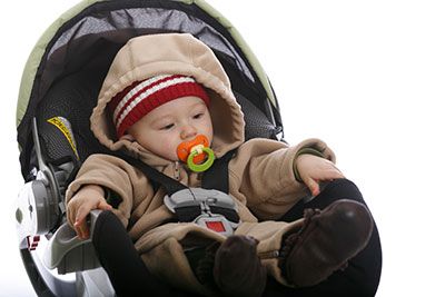 what can an infant wear in a car seat