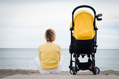 how to clean a used baby stroller