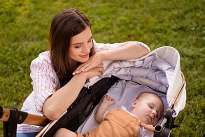 is it bad to let baby sleep in stroller