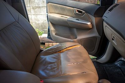 can a tear in leather seats be repaired