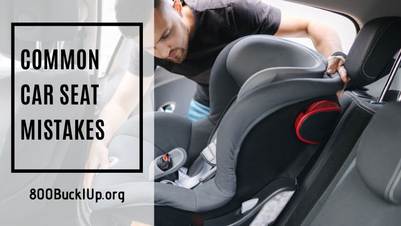 common car seat mistakes